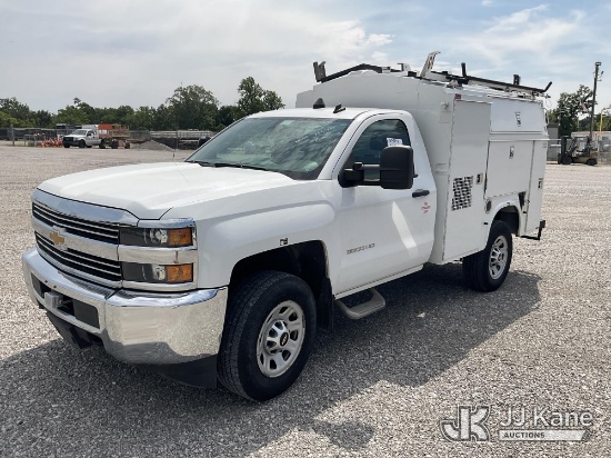 (Verona, KY) 2015 Chevrolet Silverado 3500HD Enclosed Service Truck Runs & Moves