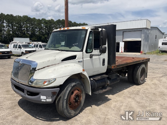 (Florence, SC) 2008 International 4300 Flatbed Truck Runs & Moves
