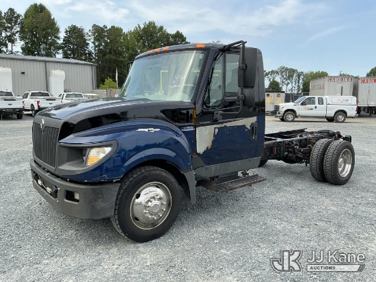 (China Grove, NC) 2012 International TerraStar Cab & Chassis Runs & Moves) (Dash Warning Indicators
