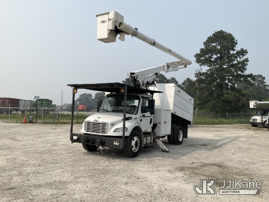 (Chester, VA) Altec LR756, Over-Center Bucket Truck mounted behind cab on 2013 Freightliner M2 106 C