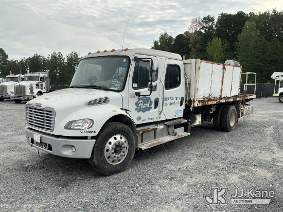 (China Grove, NC) 2014 Freightliner M2 106 Crew-Cab Stake Truck Not Running Condition Unknown, Corro
