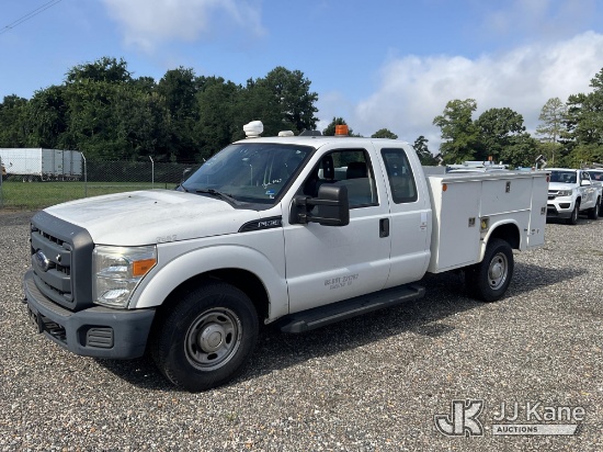 (Chester, VA) 2015 Ford F250 Extended-Cab Service Truck Runs & Moves