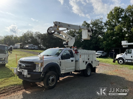 (Kodak, TN) Altec AT37G, Articulating & Telescopic Bucket Truck mounted behind cab on 2019 Ford F-55