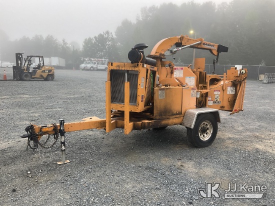 (China Grove, NC) 2012 Bandit 200+XP Chipper (12in Disc), trailer mtd. Non-Titled) (Not Running, Con