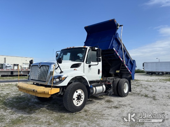 (Westlake, FL) 2016 International 7300 Dump Truck Runs & Moves, Dump Operates) (Exterior Defects-See