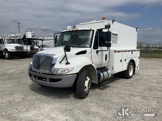 (Chester, VA) 2017 International DuraStar 4300 Enclosed Utility Truck Runs & Moves) (Dash Warning In