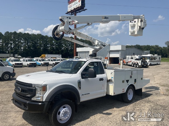 (Florence, SC) Altec AT40G, Articulating & Telescopic Bucket Truck mounted behind cab on 2021 Ford F