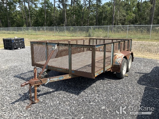 (Hammond, LA) 1999 UTIL T/A Landscape Trailer Trailer, Broken Axle