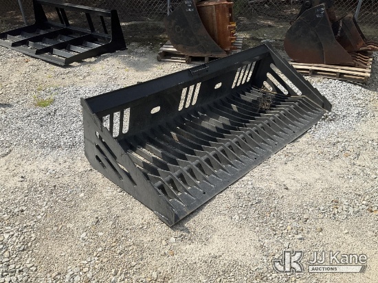 (Villa Rica, GA) 84in Quick Attach Rock Bucket NOTE: This unit is being sold AS IS/WHERE IS via Time