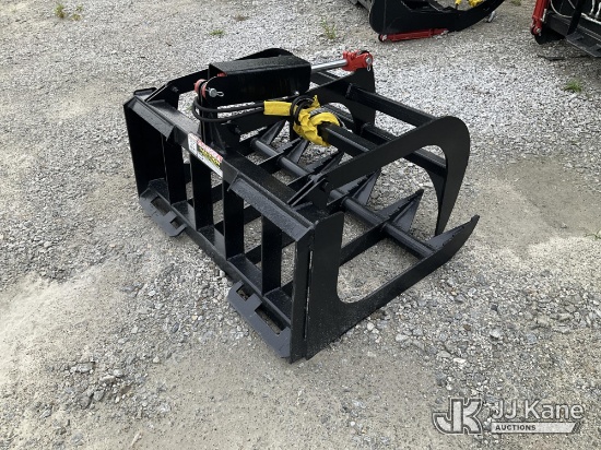 (Villa Rica, GA) 48 Inch Quick Attach Skid Steer Grappling Bucket NOTE: This unit is being sold AS I