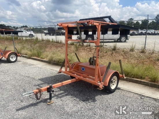 (Villa Rica, GA) 2006 Wanco Portable Arrow Board, (MSO ONLY) trailer mtd. Non-Titled) (Not Running,