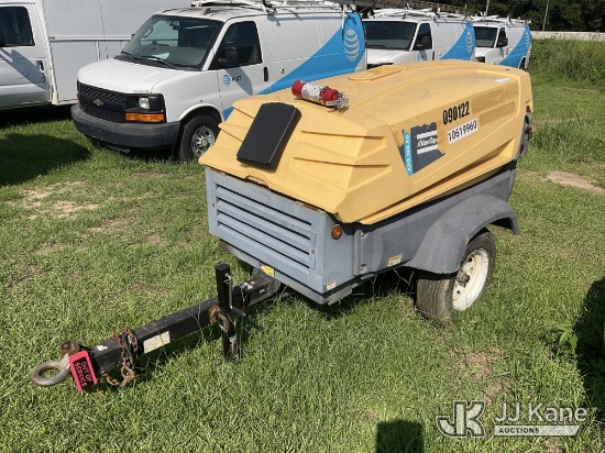 (Florence, SC) 2009 Atlas Copco XAS185 KD Portable Air Compressor Non-Titled) (Not Running, Conditio