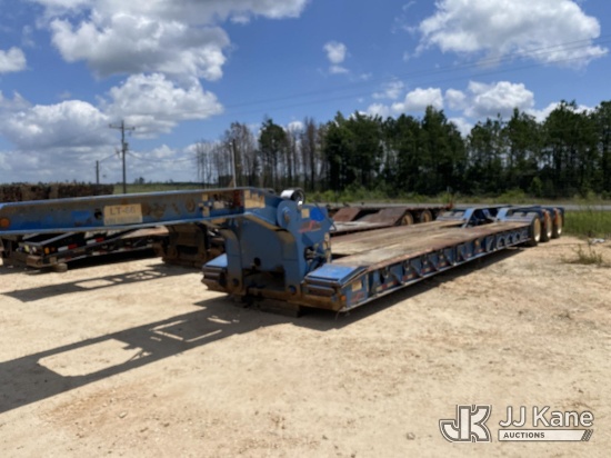 (Anacoco, LA) 2016 Load King 50 Ton 553 Lowboy Trailer, Selling With Additional Flip Axle, ID 163421