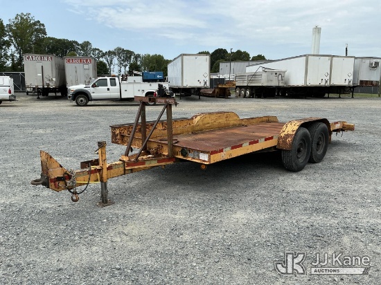 (China Grove, NC) 2001 Butler T/A Tilt Top Tagalong Trailer
