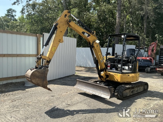 (Moncks Corner, SC) 2019 Caterpillar 303.5E2 Mini Hydraulic Excavator Runs, Moves & Operates