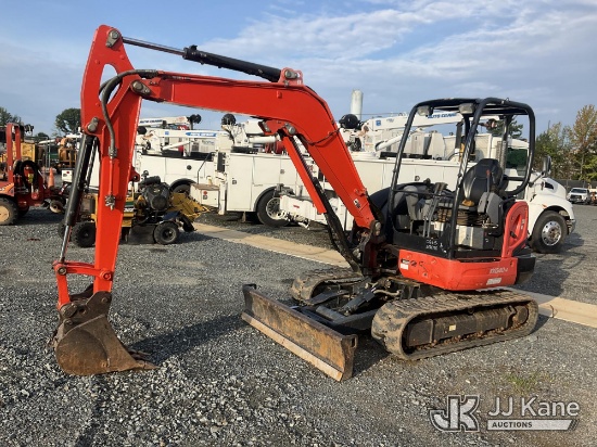 (China Grove, NC) 2016 Kubota KX040-4 Mini Hydraulic Excavator Runs, Moves & Operates