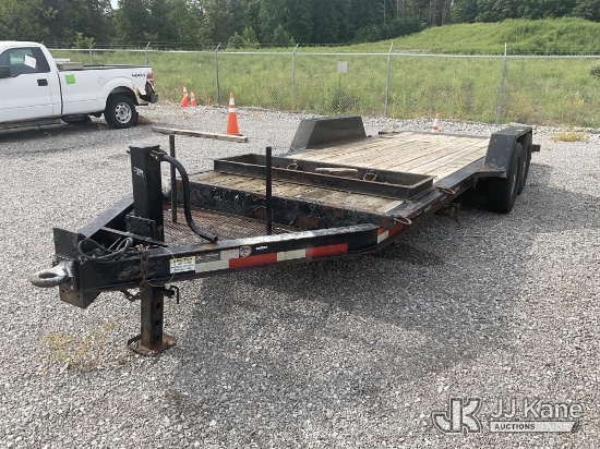 (Verona, KY) 2011 Felling Trailers T/A Tilt Bed Tagalong Equipment Trailer Non-Titled, MSO ONLY