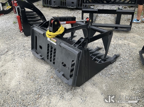 (Villa Rica, GA) 48 Inch Quick Attach Skid Steer Grappling Bucket NOTE: This unit is being sold AS I