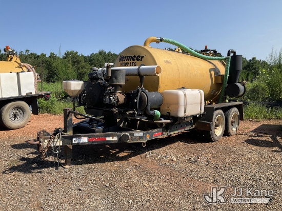 (Villa Rica, GA) 2014 Vermeer V1200 LEG Vacuum Excavation System, t/a trailer mtd. Non-Titled) (Oper