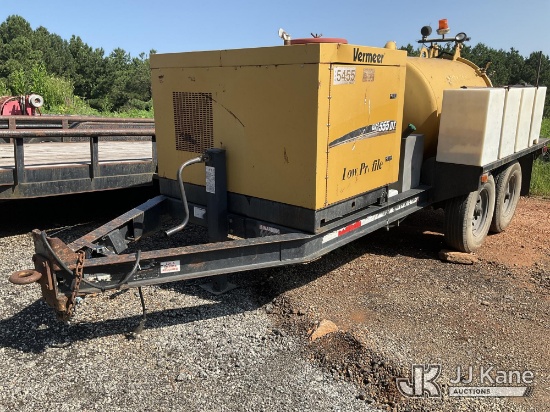 (Villa Rica, GA) 2012 Vermeer LP555-DT Vacuum Excavation System, t/a trailer mtd. Operates