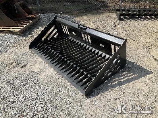 (Villa Rica, GA) 72in Quick Attach Rock Bucket NOTE: This unit is being sold AS IS/WHERE IS via Time
