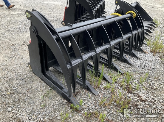 (Villa Rica, GA) 74 inch quick attach skid steer grapple NOTE: This unit is being sold AS IS/WHERE I