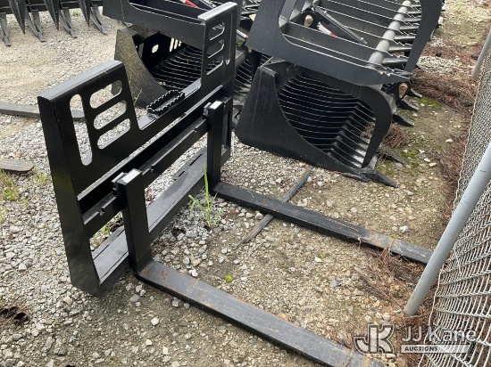 (Villa Rica, GA) 48 inch quick attach fork blades NOTE: This unit is being sold AS IS/WHERE IS via T