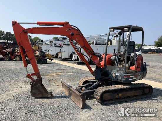 (China Grove, NC) 2006 Kubota KX121-3 Mini Hydraulic Excavator Not Running, Condition Unknown