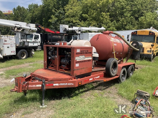 (Florence, SC) 2006 Ditch Witch FX30 Vacuum Excavation Trailer Not Running, Condition Unknown, Missi