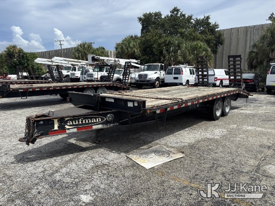 (West Palm Beach, FL) 2019 Kaufman Trailers FP-8K23D T/A Tagalong Equipment Trailer FL Residents Pur