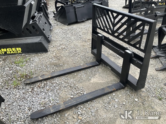 (Villa Rica, GA) 48 inch quick attach fork blades NOTE: This unit is being sold AS IS/WHERE IS via T