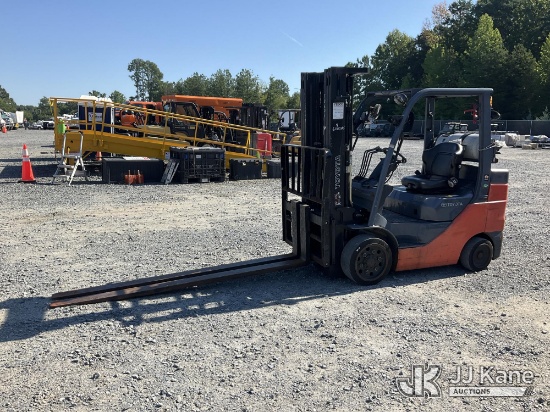 (China Grove, NC) 2020 Toyota 8FGCU32 Solid Tired Forklift Runs, Moves & Operates