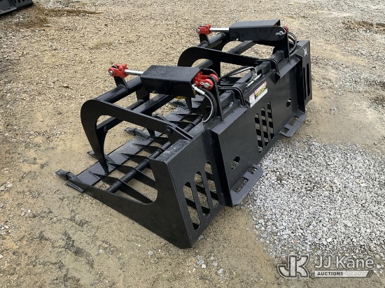 (Villa Rica, GA) 72 Inch Quick Attach Skid Steer Grappler NOTE: This unit is being sold AS IS/WHERE