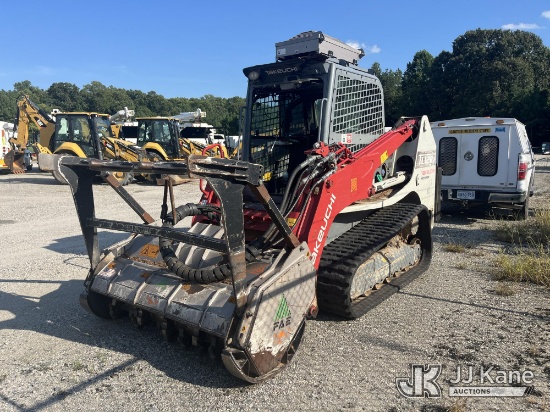 (Chester, VA) Takeuchi TL12R2 High Flow Crawler Shredder/Mulcher Not Running, Condition Unknown