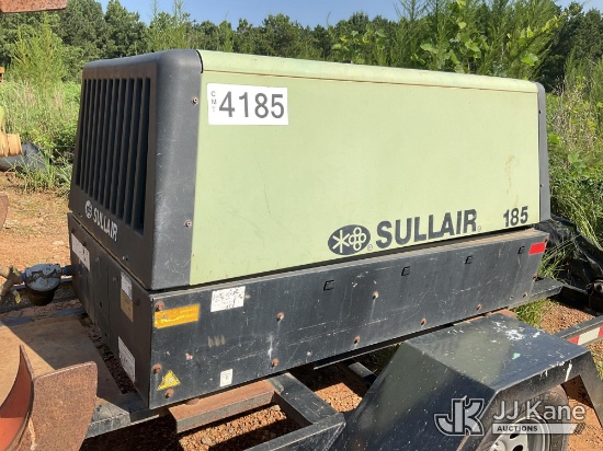 (Villa Rica, GA) 2014 Sullair 185-DTQ-CAT Portable Air Compressor, To Be Sold With Lot# TR717 Operat