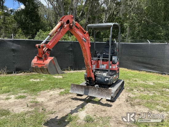 (Tampa, FL) 2020 Kubota U17 Mini Hydraulic Excavator Run, Moves & Operates