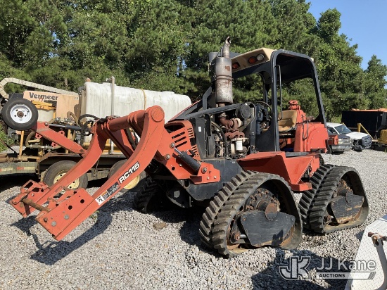 (Villa Rica, GA) 2012 Ditch Witch RT115H Quad Crawler Vibratory Cable Plow Not Running, Condition Un