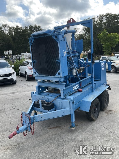 (Ocala, FL) G&H Pump Pump Trailer Non Titled) (Runs
