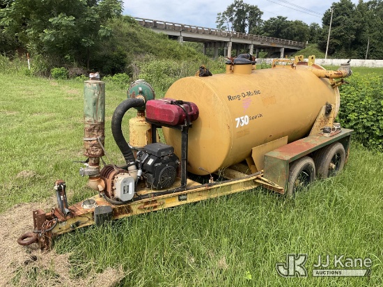 (Florence, SC) 2000 Ring-O-Matic 750 Vacuum Excavation Trailer Not Running, Condition Unknown