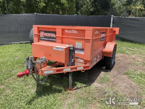 (Tampa, FL) 2019 Snake River Dump Trailer Operates) (FL Residents Purchasing Titled Items - tax, tit