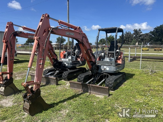 (Wauchula, FL) 2019 Kubota KX91-3 Super Series Mini Hydraulic Excavator, Electric Coop Maintained. R