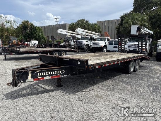 (West Palm Beach, FL) 2019 Kaufman Trailers FP-8K23D T/A Tagalong Equipment Trailer FL Residents Pur