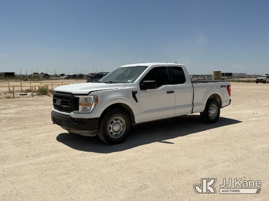 (Midland, TX) 2022 Ford F-150 Extended-Cab Pickup Truck Runs & Moves) (Windshield Deficiencies
