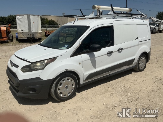 (Waxahachie, TX) 2014 Ford Transit Connect Mini Cargo Van Runs & Moves) (Dash Warning Indicators On