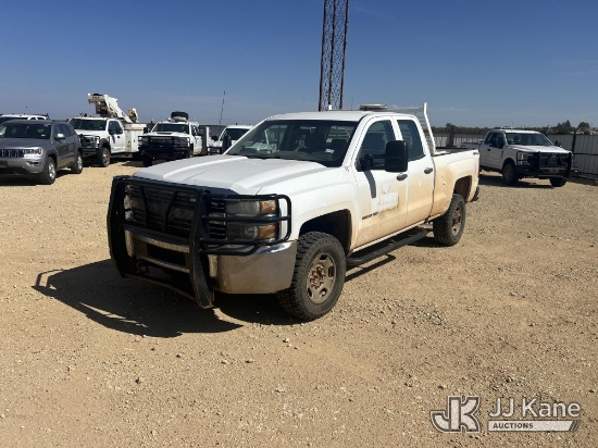 (Roby, TX) 2016 Chevrolet Silverado 2500HD Extended-Cab Pickup Truck Runs & Moves