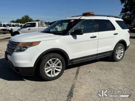 (South Beloit, IL) 2015 Ford Explorer 4-Door Sport Utility Vehicle Runs & Moves) (Loud Exhaust)(Sell
