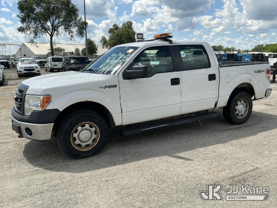 (South Beloit, IL) 2014 Ford F-150 Crew-Cab Pickup Truck Runs & Moves) (Corrosion, Dash Warning Indi