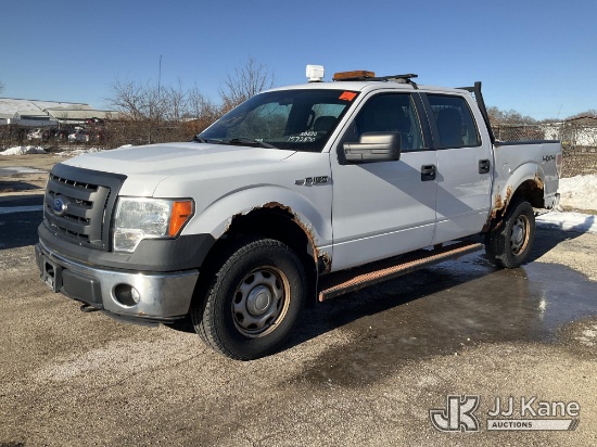 (South Beloit, IL) 2012 Ford F150 4x4 Crew-Cab Pickup Truck Runs & Moves) (Corrosion) (Seller States
