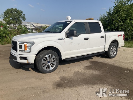 (South Beloit, IL) 2018 Ford F150 4x4 Crew-Cab Pickup Truck Runs & Moves) (Engine Performance Concer