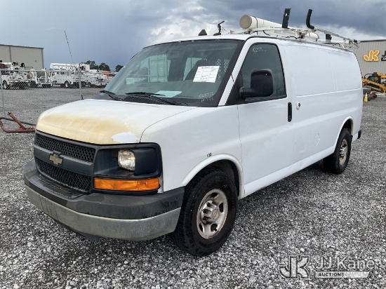 (Hammond, LA) 2014 Chevrolet Express 2500 Cargo Van Runs & Moves, Interior Defects-See Pictures, Ext